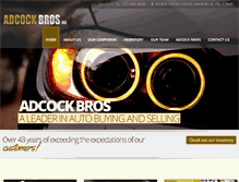 Tablet Screenshot of adcockbros.com
